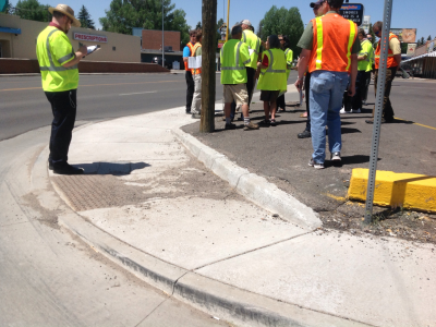 ADA access, Electronic Pedestrian Crossing, Cross Walks I.D.,