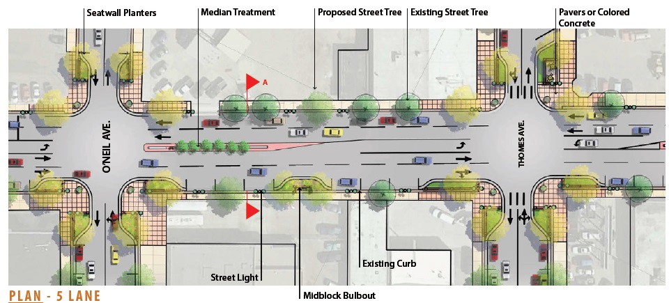 Help Shape Lincolnway: 5-Lane Design Option