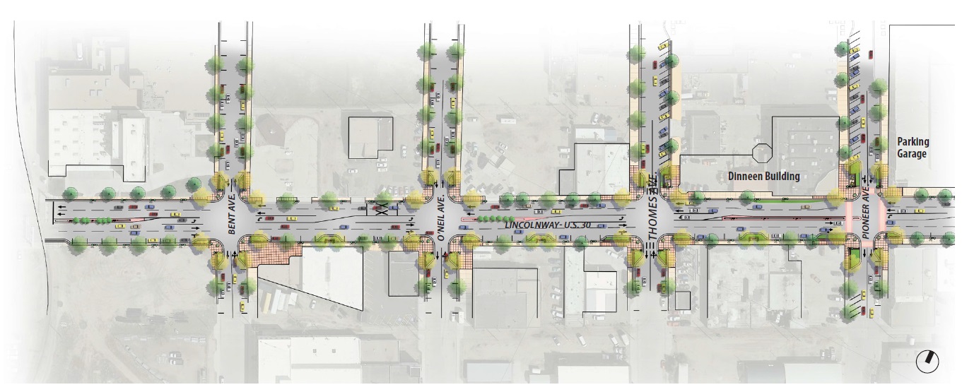 Help Shape Lincolnway: 5-Lane Design Option