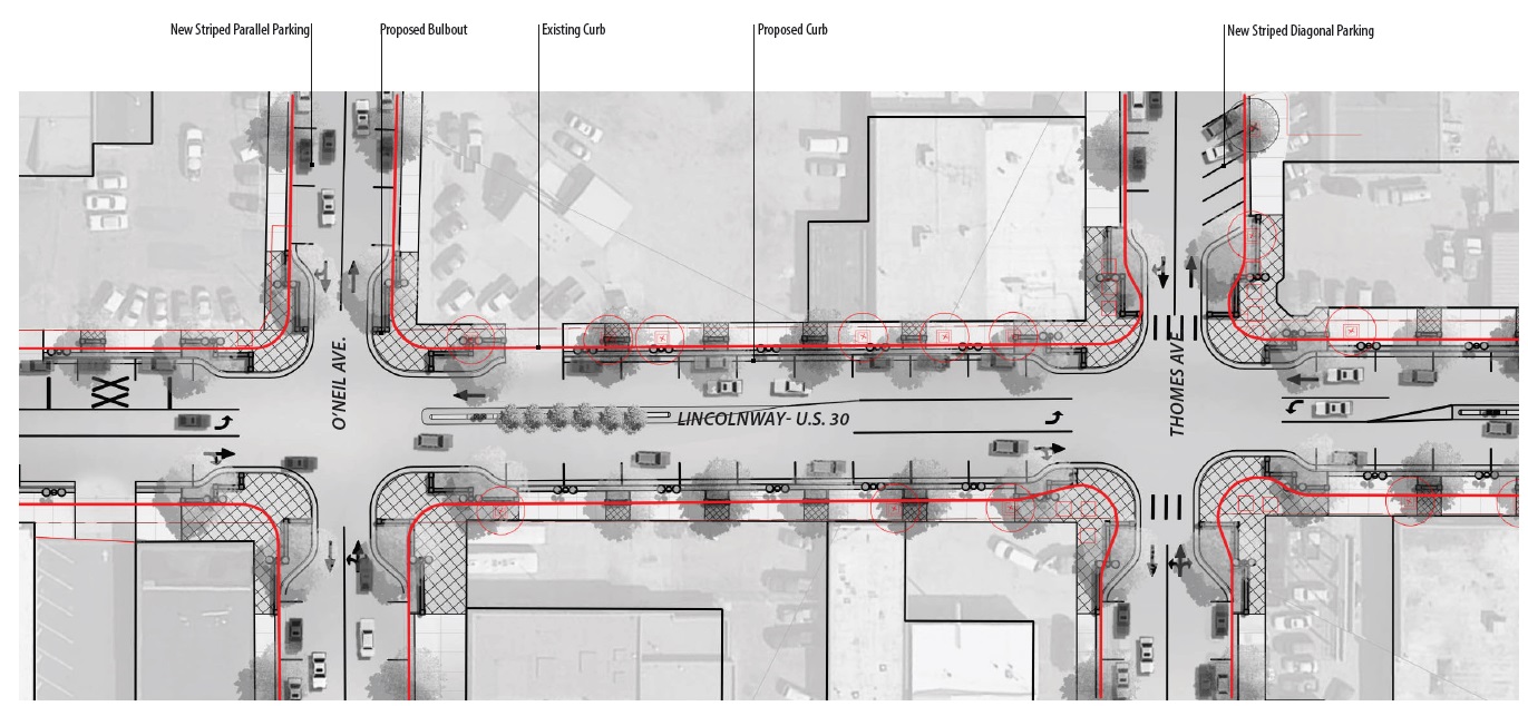 Help Shape Lincolnway: 3-Lane Design Option
