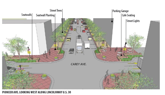 Help Shape Lincolnway: 3-Lane Design Option