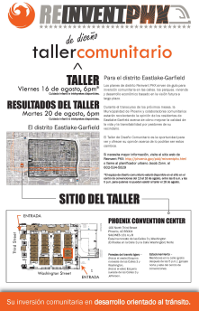 EASTLAKE-GARFIELD COMMUNITY DESIGN WORKSHOP SPANISH