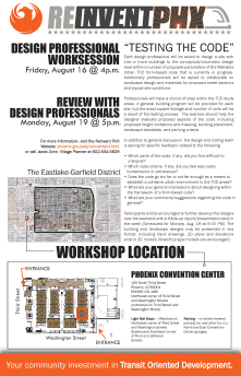 professional architects, designers, planners come test the form based code as its being developed and help shape it to support your future