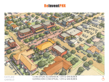 Conceptual Illustration: 12th Street & Van Buren Street