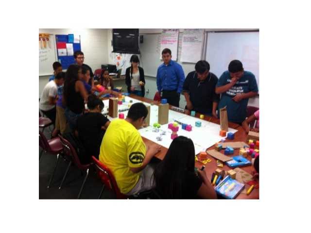 PlanPHX presentation to 7th and 8th grade class at Lowell School.
