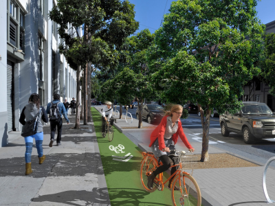 Wider sidewalks