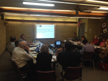 The Alhambra Village Planning Committee participating in the Core Values Exercise!