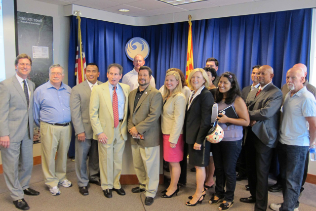 PlanPHX Leadership Committee at the project kick-off on August 23, 2012.