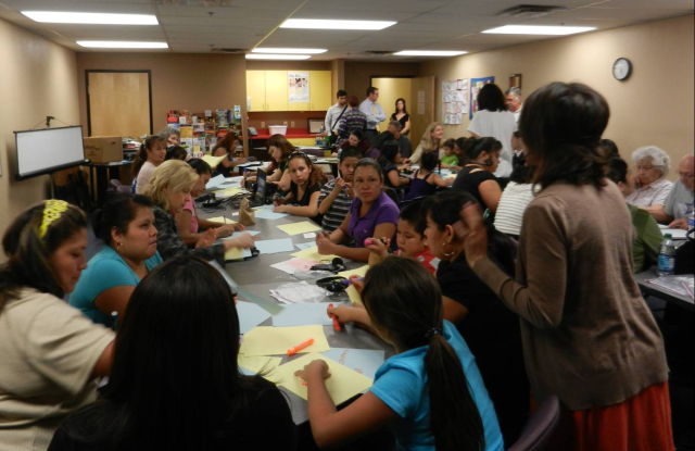 Residents discussing what they love about Phoenix at the Golden Gate Community Center, October 2nd, 2012.