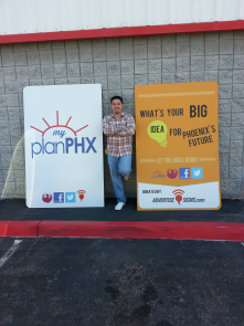 My Name is Zachariah Lujano from AdvertiseSigns.com, and my big IDEA for Phoenix Arizona is that Every person in Phoenix uses solar energy!
