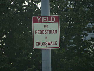 Yield to Pedestrians Waiting to Cross