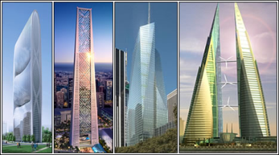 Replace buildings with Newer,Larger,High-tech Skyscrapers 