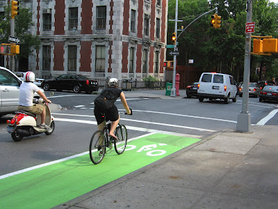 Green Bike Lanes on ALL downtown streets.