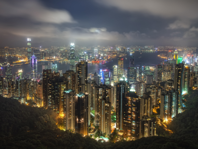 High Density High-Rise residential towers along Central