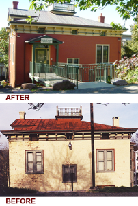 Recognize green "before and after" projects by district