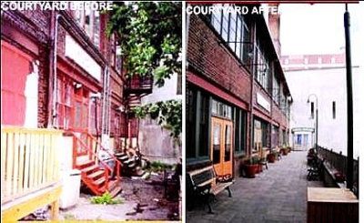 Recognize green "before and after" projects by district