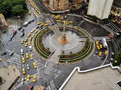 Replace Traffic Lights with Roundabouts on 7th St and 7th Ave