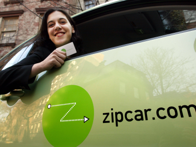 ZipCar clusters at every college campus, light rail station etc!