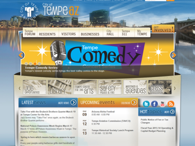 A Colorful, Interactive, User-Friendly City of Phoenix Website