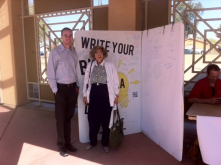 PlanPHX staff today at the Desert West Community Center Health Fair.