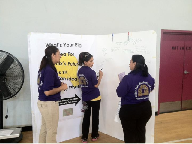 PlanPHX at Councilman Simplot's Community Resource Fair at Golden Gate Community Center.  