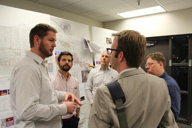 Local professionals sharing ideas and concerns.