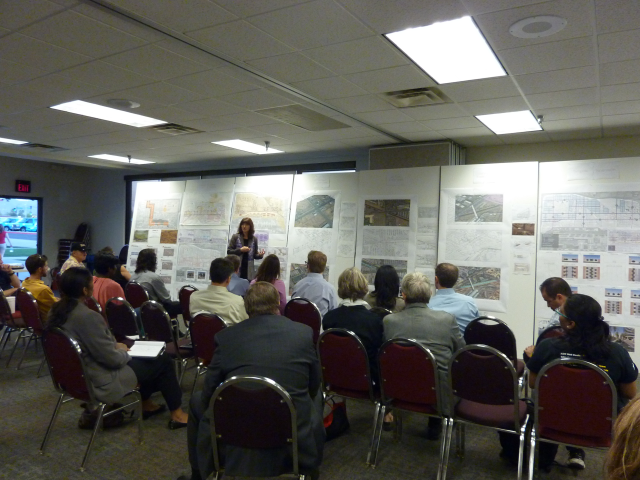 Final presentations covered an entire wall