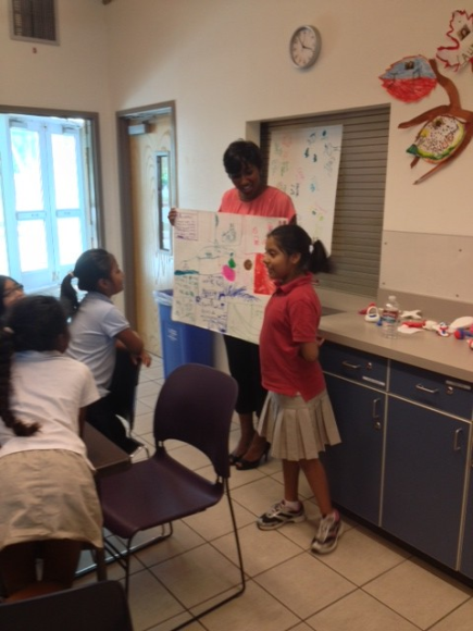 Kids presenting their BIG Ideas at the Longview Neighborhood Recreation Center