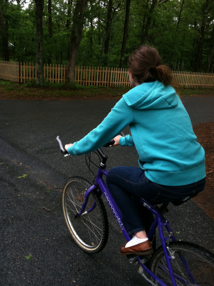A fun ride on a overcast day all over town.
