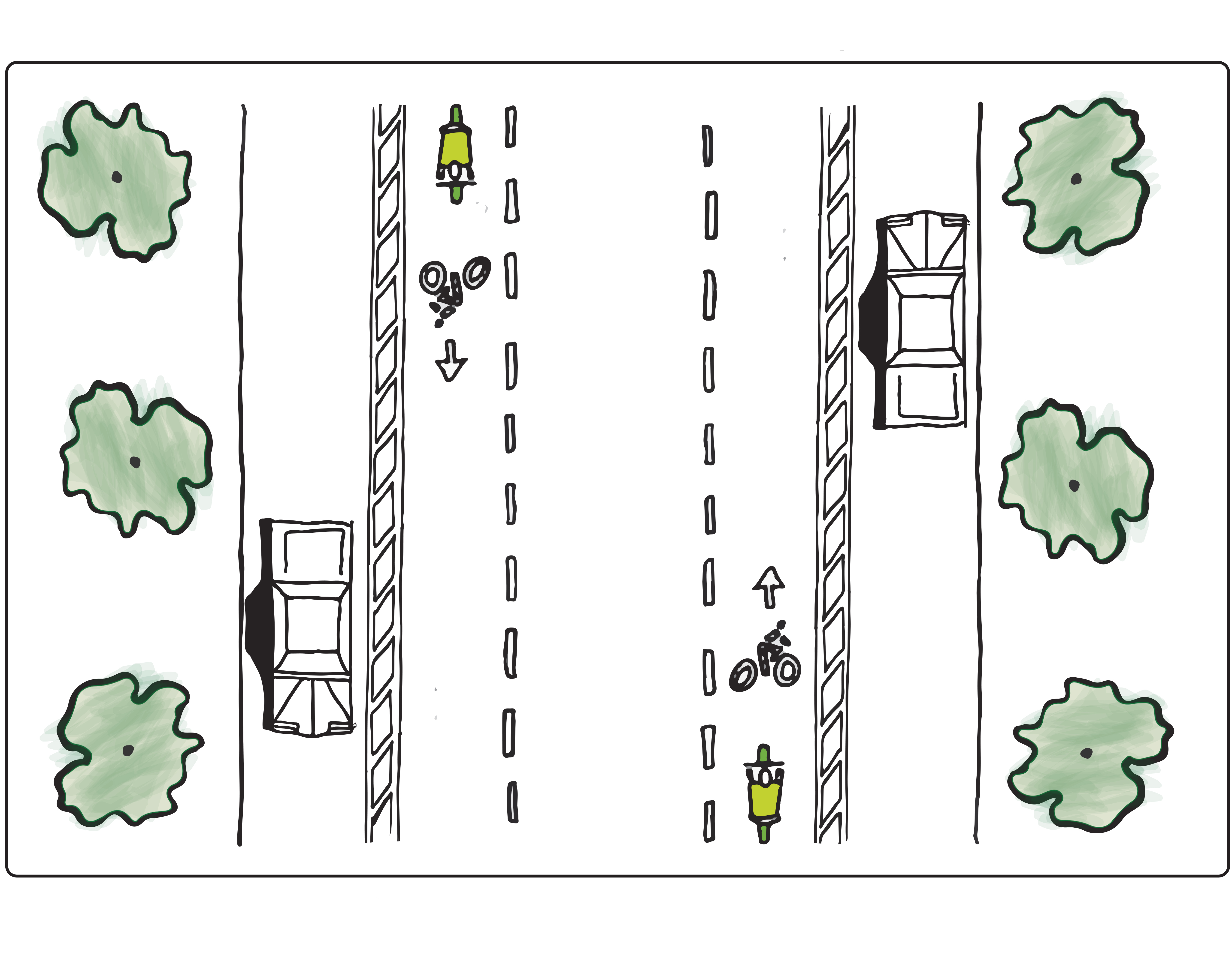 Bike Access on the Spruce Street Corridor