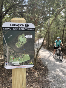 Love the bike paths at the new Stono River County Park!