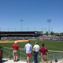 Watchin' a ball game here and there.