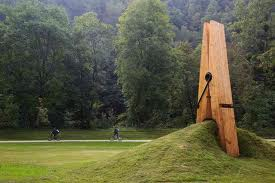 all art doesnt need to be western. we are a railroad community and pioneering community. that can take many forms