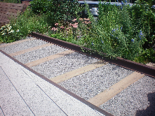Take the old RR tracks and make picnic areas, art, etc. all with donors names marked next to the sponsored piece.