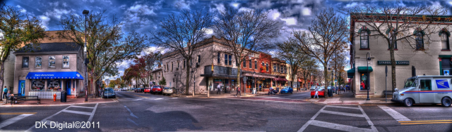 Naperville, IL! Their downtown is awesome! They have a riverwalk based off San Antonio. http://downtownnaperville.com