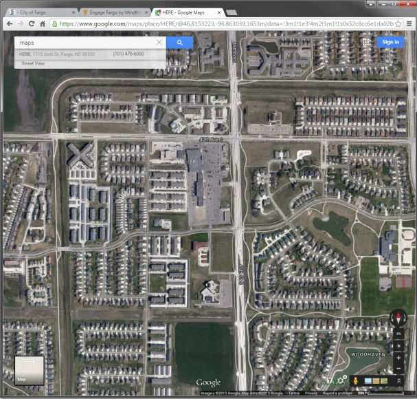 Auto-orientated development, 6 lane roads through residential areas, easy to get around by car, not so fun on foot