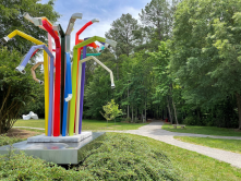 Art sculpture garden