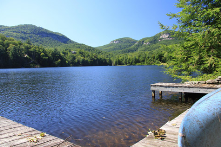 Bowman Lake is a great spot for relaxing on the weekends.