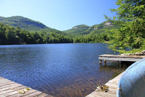 Bowman Lake is a great spot for relaxing on the weekends.