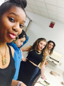 Stu has the best area to sit and eat with friends and then use their bathroom for pics .