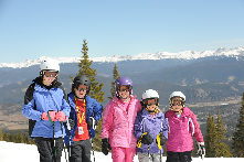 Spring skiing at Breckenridge with my 5 kids!
