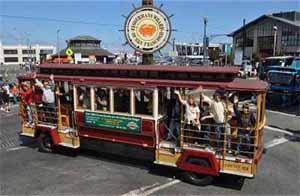 Frisco Trolley shuttles for sports venues- hotel- mall - Grand park- City square.
