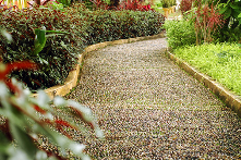 The gardens are very peaceful and serene.