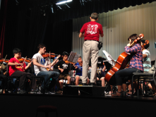 Houston Youth Symphony first rehearsal of the 2014/15 season.