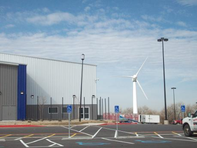 Install Wind Turbine at Power Plant