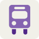 What locations should buses serve on and off campus?