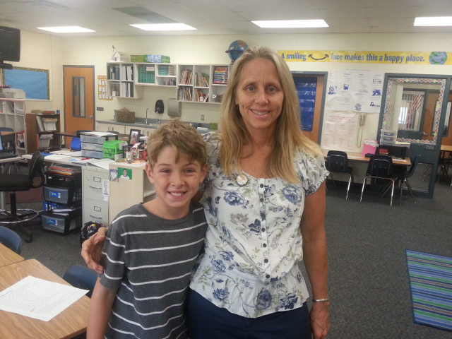 Ms. Sabourin is one of our favorite 4th grade teachers. 
Thank you for all your hard work and dedication.