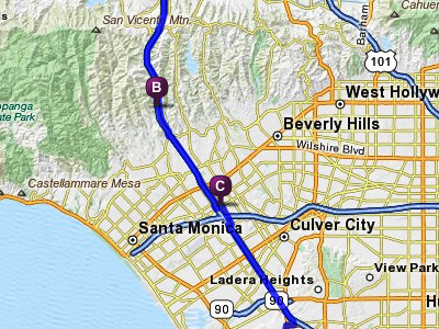 Reducing Traffic Along 405 Fwy from SF Valley into West LA 