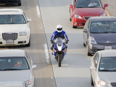 Create a motorcycle lane