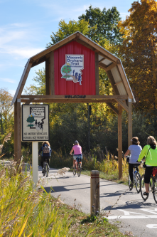 The Macomb Orchard Trail is one of my favorite places to visit in Macomb County during the spring.